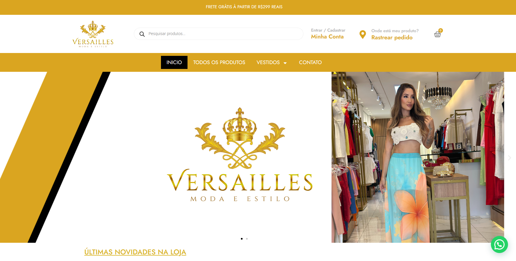 E-commerce de moda feminina